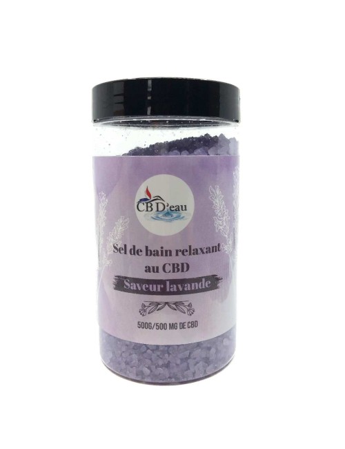 CBD-Lavendel-Badesalz | CBD'WASSER