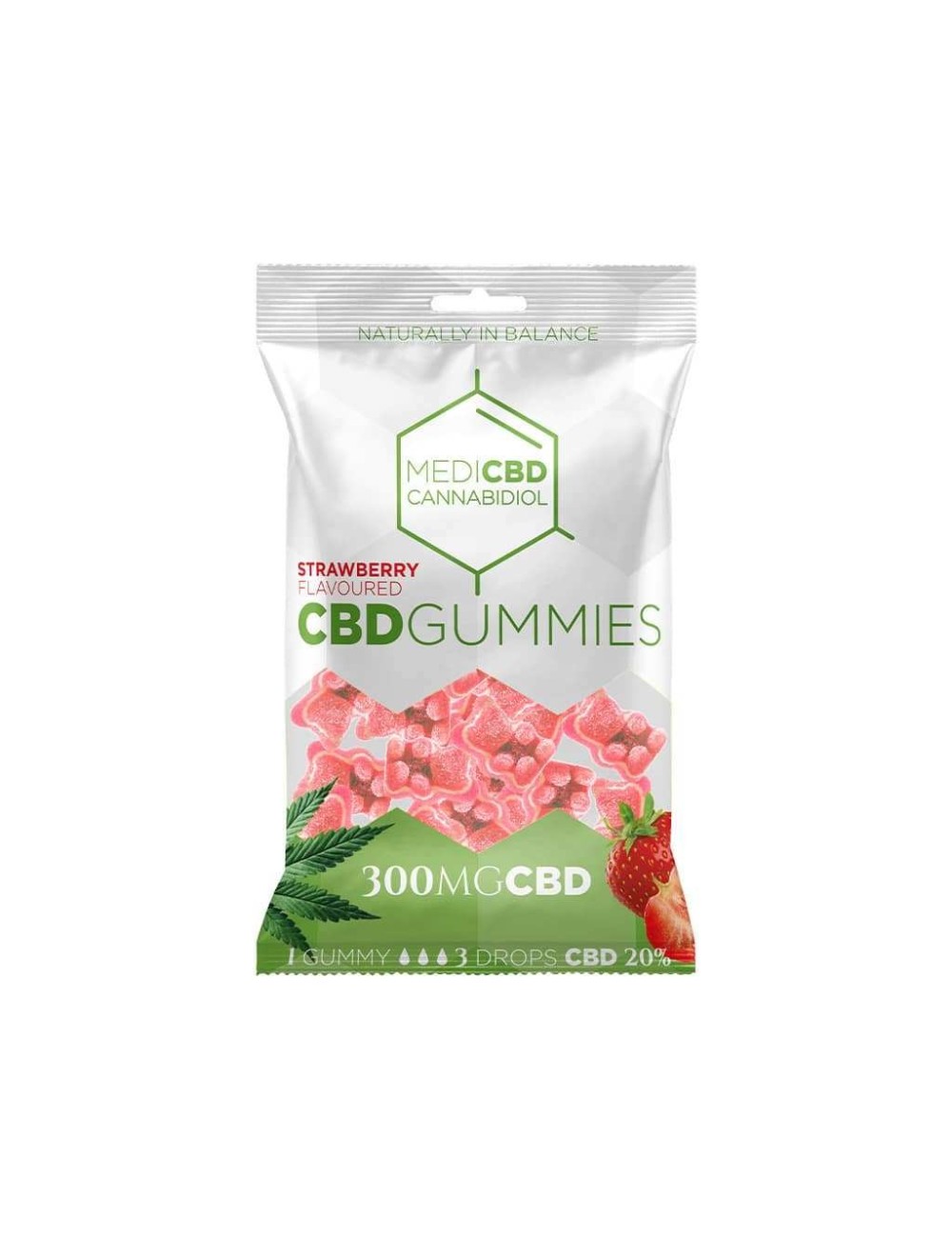 CBD-Erdbeer-Bonbon | MEDICBD