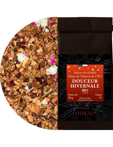 Biologischer CBD-Tee winterliche Sanftheit - lose | MAISON HIMAL