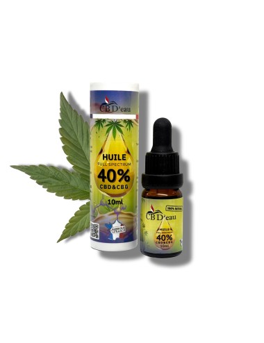 CBD- und CBG-Öl 40% Full Spectrum | CBD'EAU