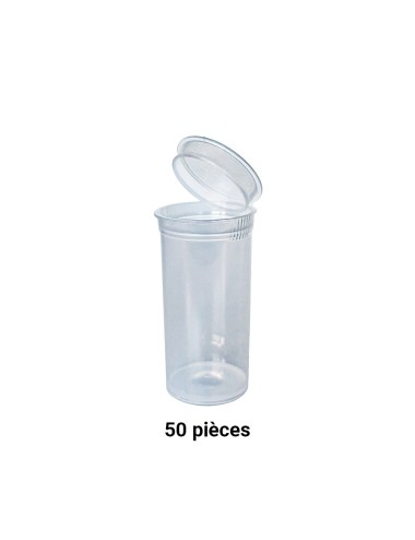 Durchsichtiger Pop-Topf 50ml - 50 Stück