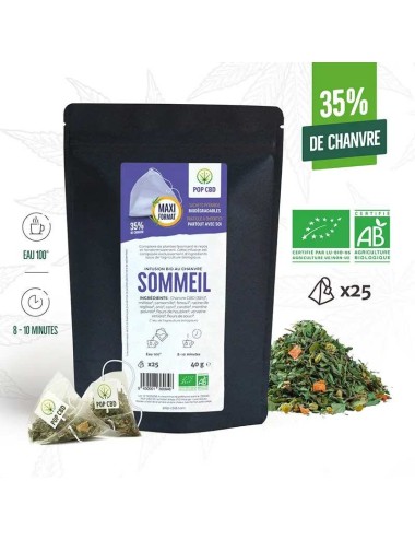 Bio-CBD-Schlaftee - Teebeutel | POP CBD
