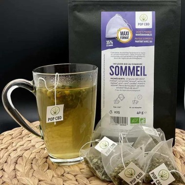Bio-CBD-Schlaftee - Teebeutel | POP CBD