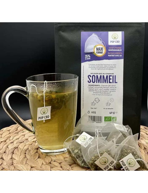 Bio-CBD-Schlaftee - Teebeutel | POP CBD