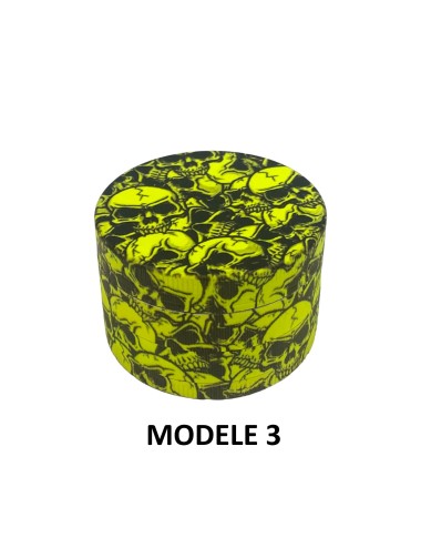 Grinder 50mm grüne Totenköpfe | FARO