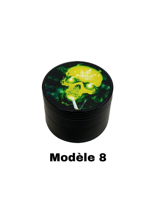 Grinder 50mm grüne Totenköpfe | FARO
