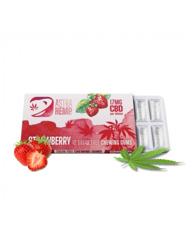 Erdbeer-CBD-Kaugummi | ASTRA HEMP