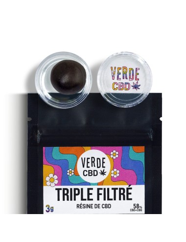 CBD-Harz 3X DREIFACH GEFILTERT 3g | VERDE CBD