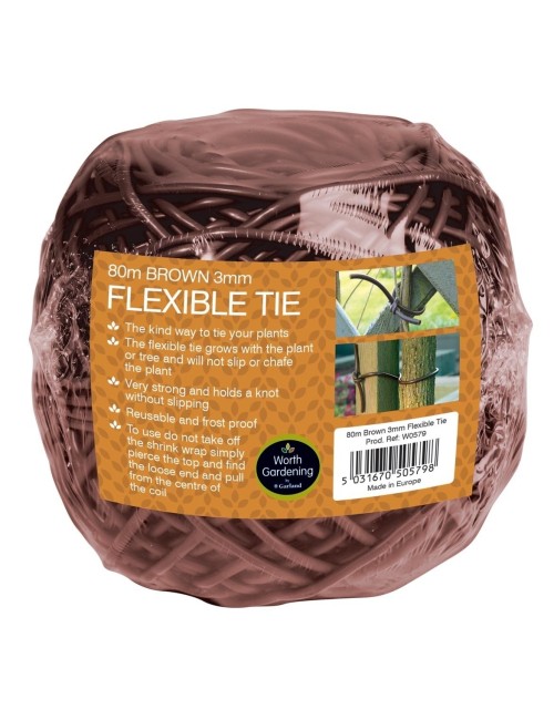 80m Braunes flexibles Seil 3mm